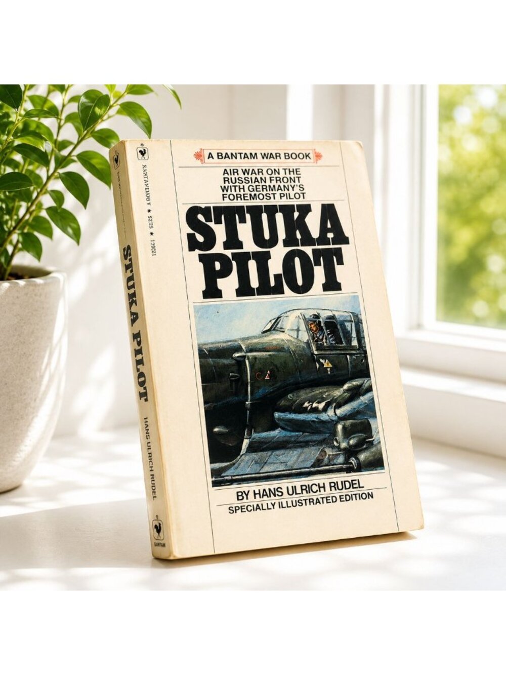 Stuka Pilot By Hans Ulrich Rudel Bantam War Book Specially Illustrated WWII Vint